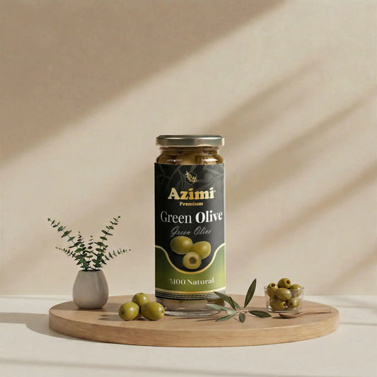 Azimi Premium Green Olives 465gr