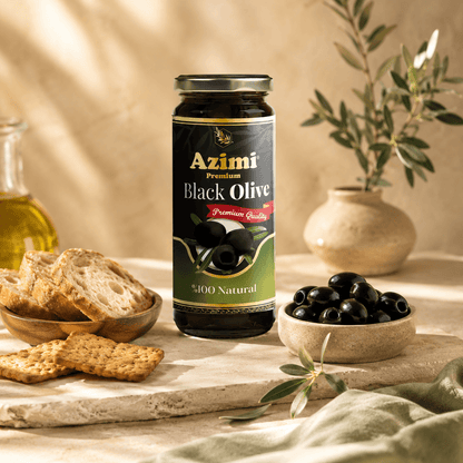 Azimi Premium Black Olives 465gr