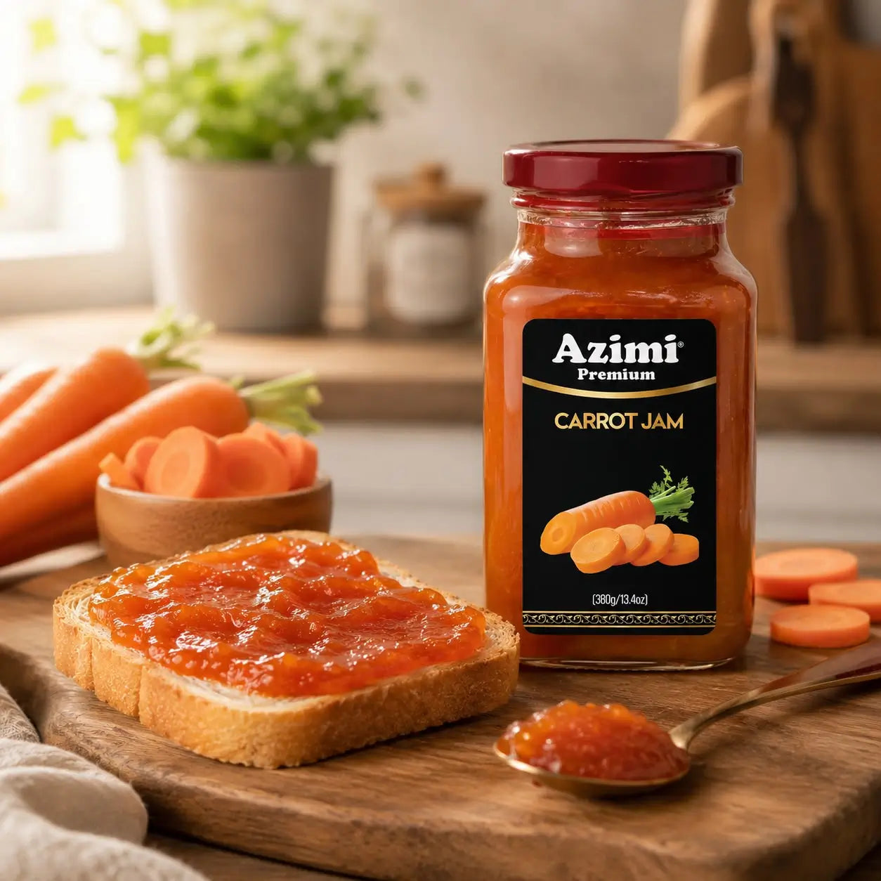Azimi Premium Carrot Jam 380gr