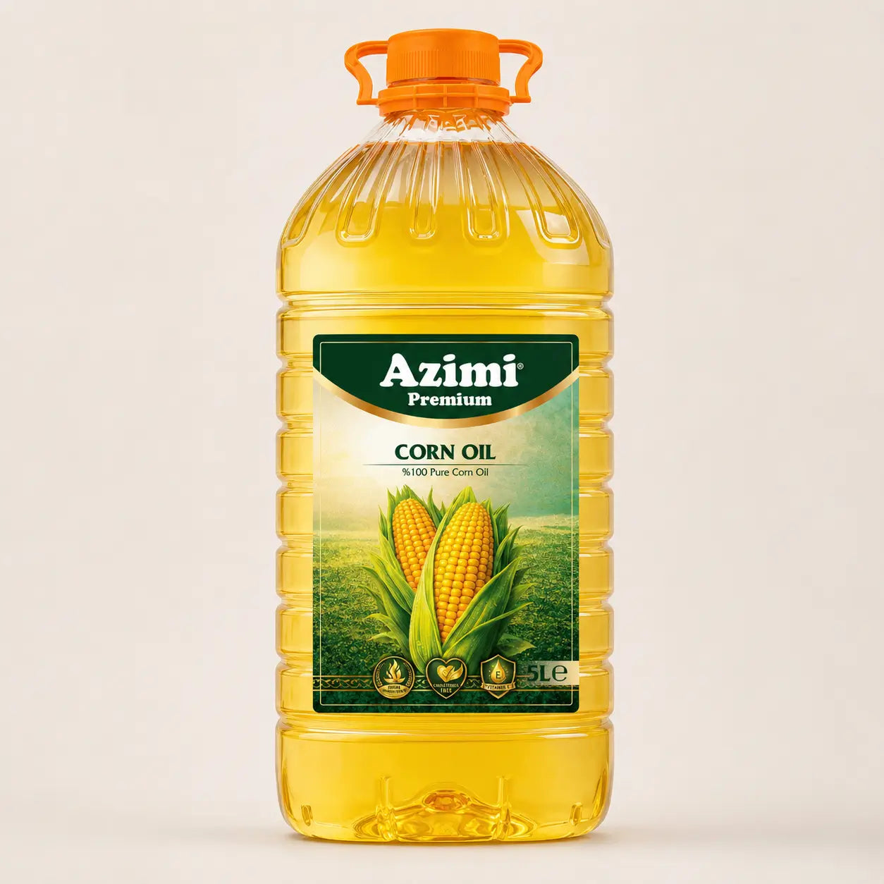Azimi Premium Corn Oil 5L | 100% Pure - Cholesterol Free