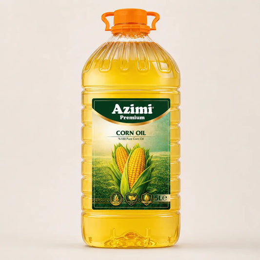 Azimi Premium Corn Oil 5L | 100% Pure - Cholesterol Free