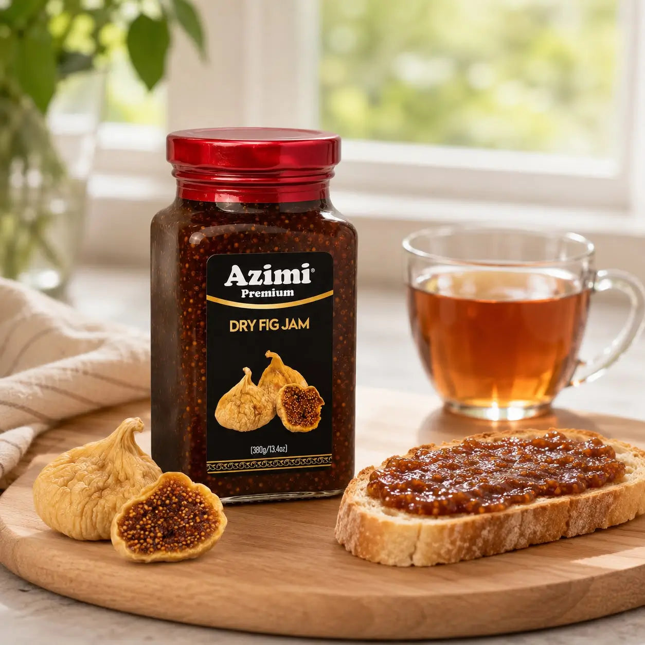 Azimi Premium Dry Fig Jam 380gr