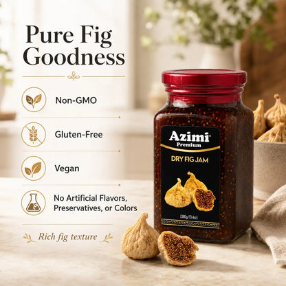 Azimi Premium Dry Fig Jam 380gr