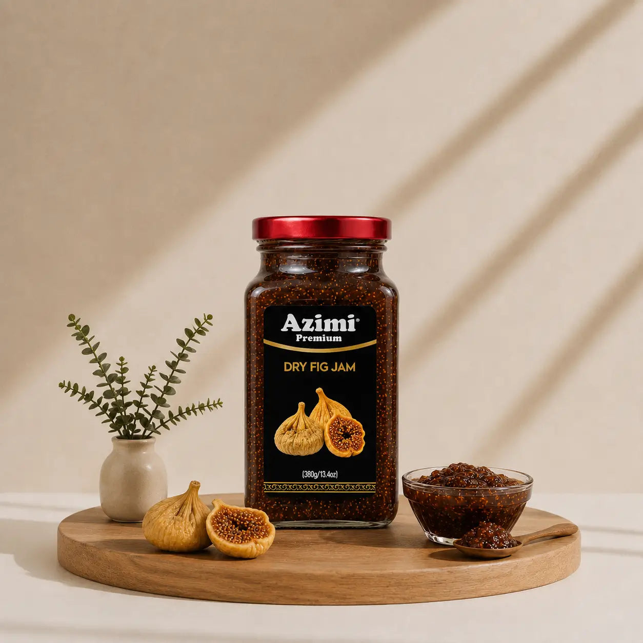 Azimi Premium Dry Fig Jam 380gr