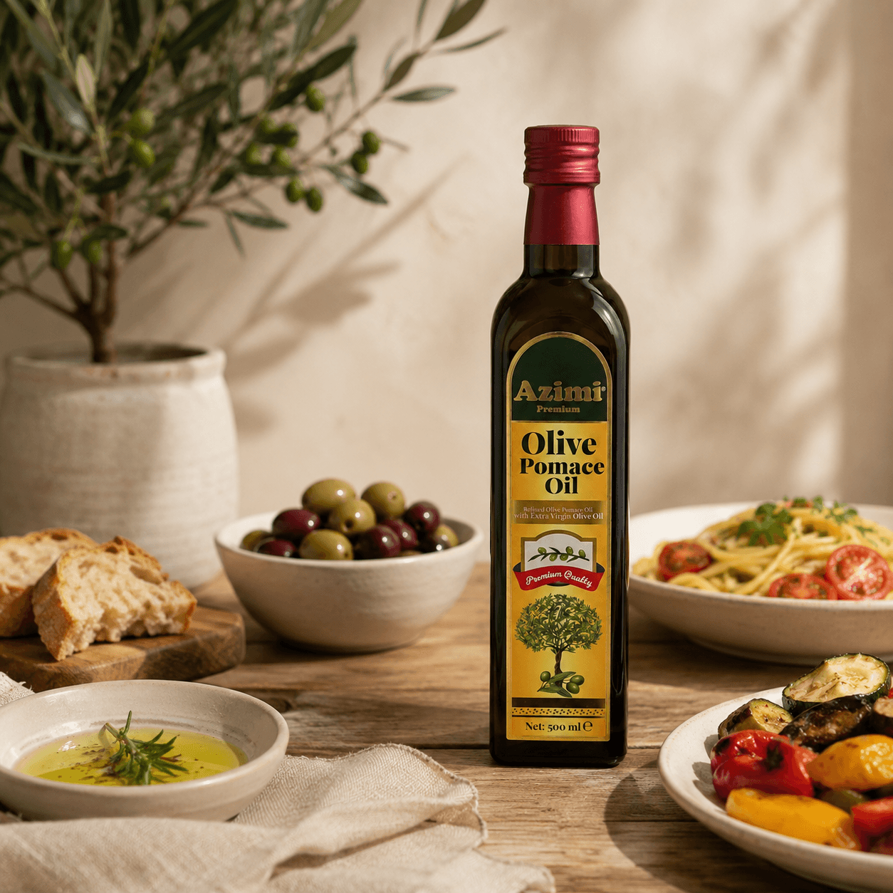 Azimi Premium Pomace Olive Oil 500ml