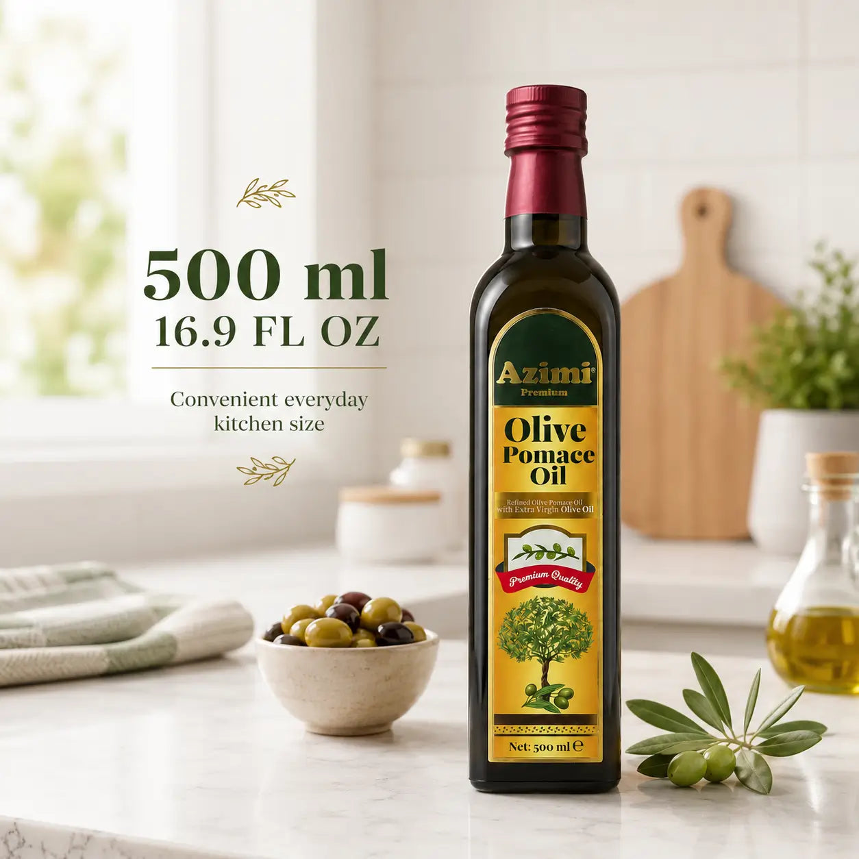 Azimi Premium Pomace Olive Oil 500ml