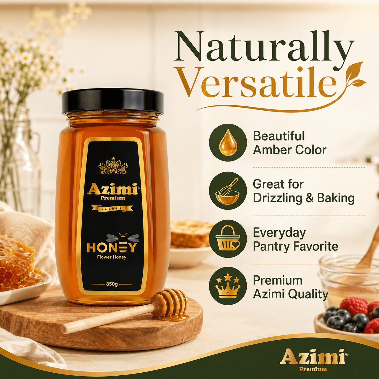 Azimi Premium Honey 850gr