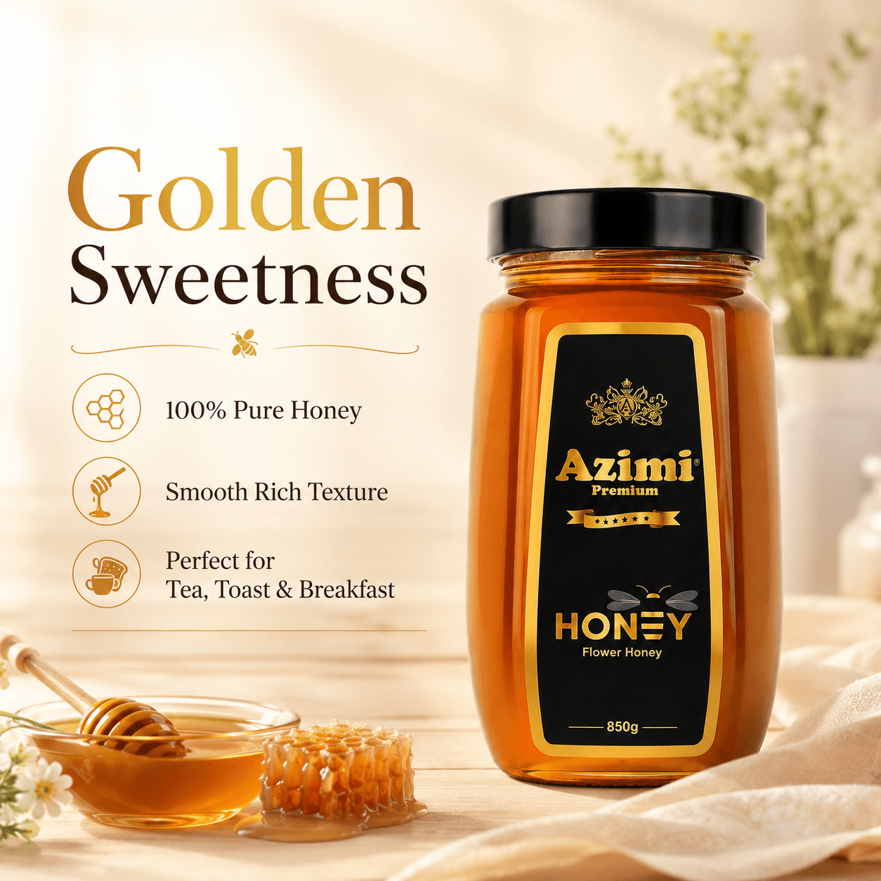 Azimi Premium Honey 850gr