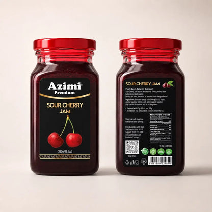 Azimi Premium Sour Cherry Jam 380gr