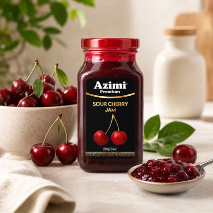 Azimi Premium Sour Cherry Jam 380gr