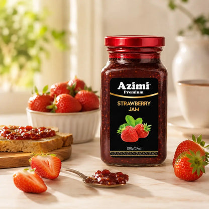 Azimi Premium Strawberry Jam 380gr