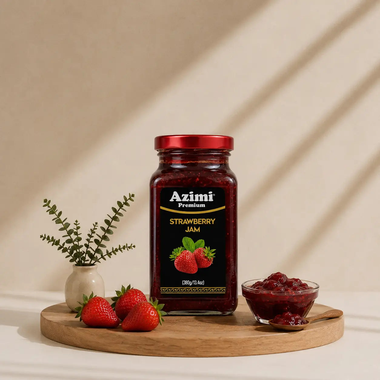 Azimi Premium Strawberry Jam 380gr