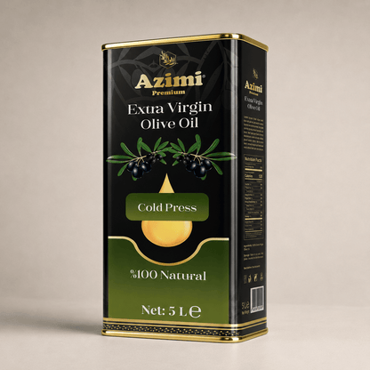 Azimi Premium Extra Virgin Olive Oil Cold Press 5L