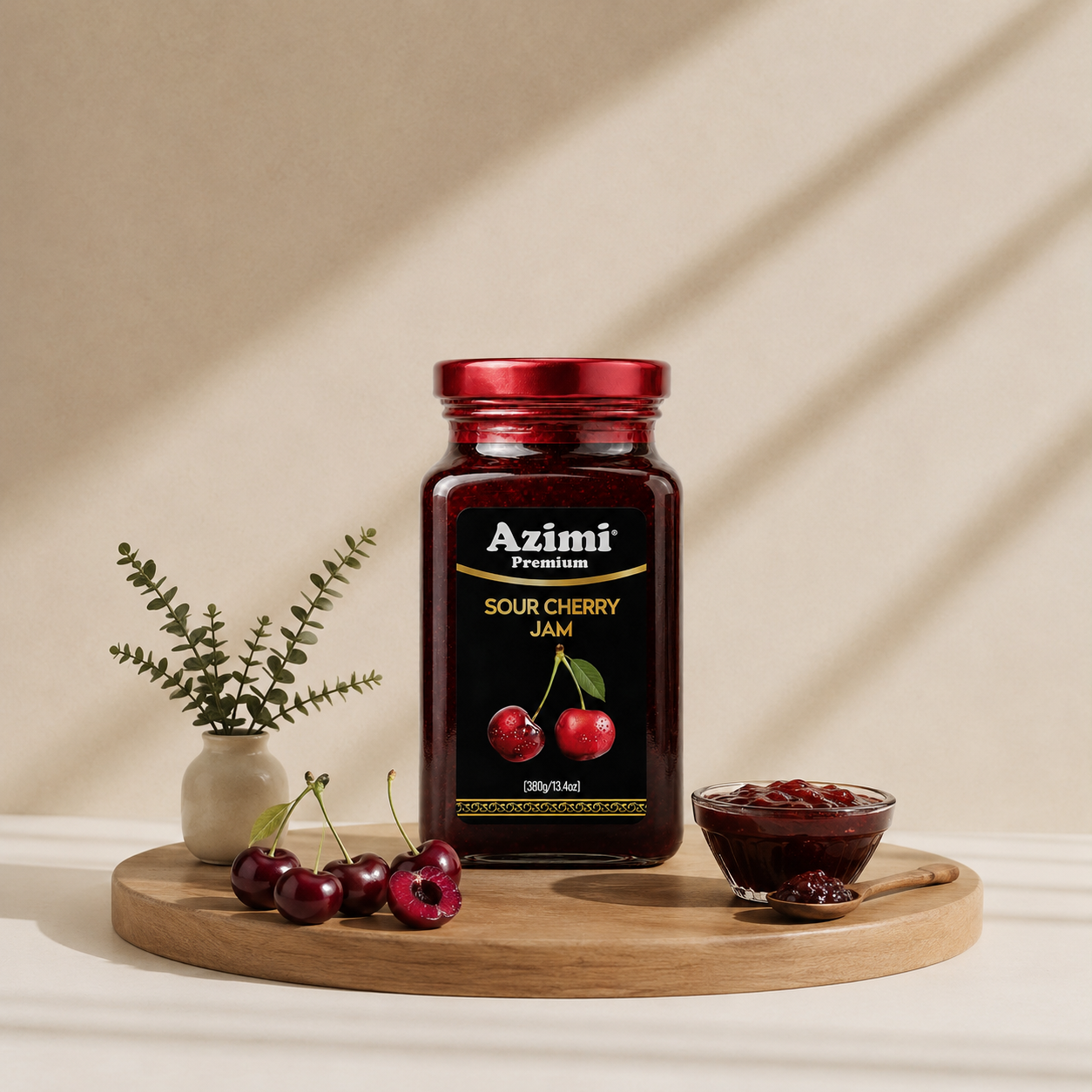Azimi Premium Sour Cherry Jam 380gr